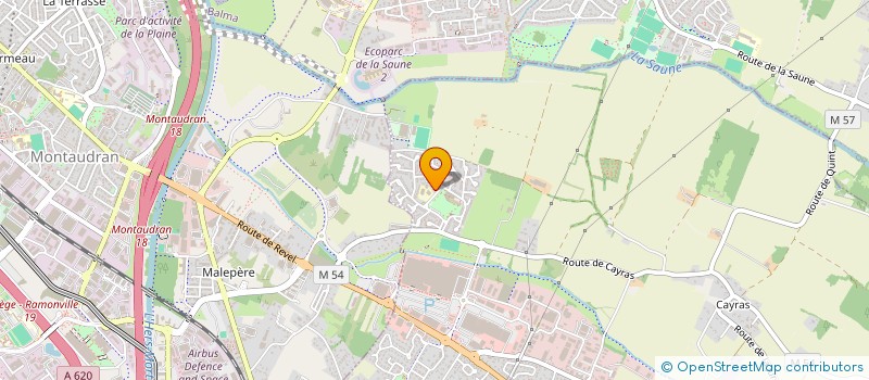 localisation de l'entreprise S.P.F.P.L. THIEL-LAFAGE  SAINT-ORENS-DE-GAMEVILLE