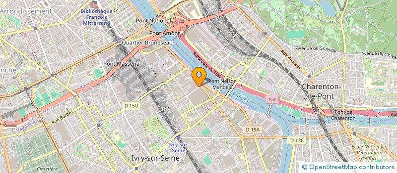 localisation de l'entreprise S.P.FRANCE à IVRY-SUR-SEINE