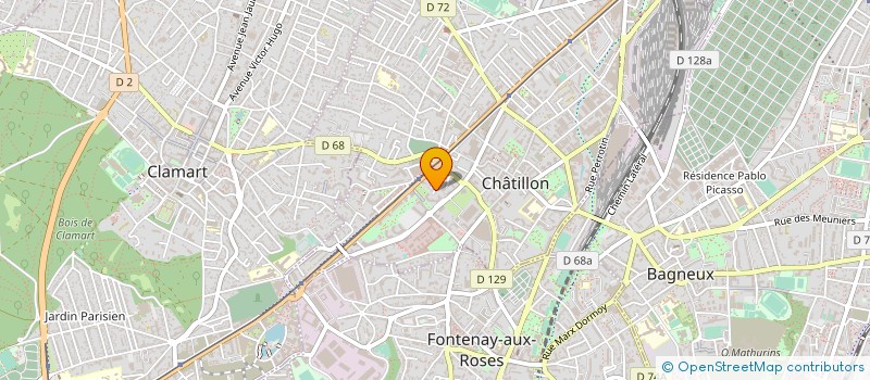 localisation de l'entreprise S.P.G.A. à CHATILLON