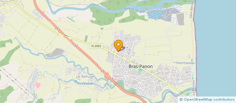 localisation de l'entreprise S.P.G.M.  BRAS-PANON