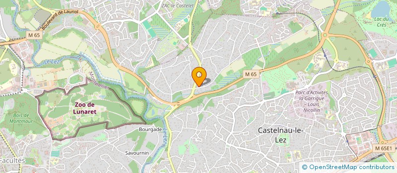 localisation de l'entreprise S.P.H.A à CASTELNAU-LE-LEZ