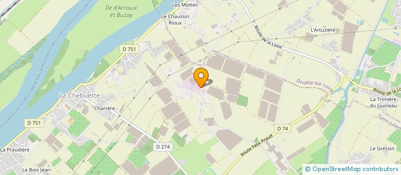 localisation de l'entreprise S.P.HARROUET à SAINT-JULIEN-DE-CONCELLES