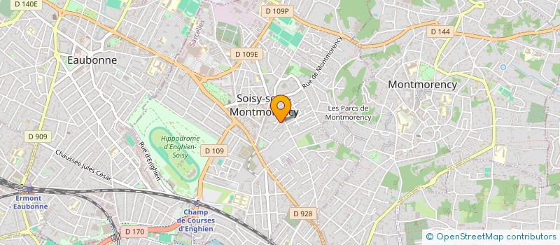 localisation de l'entreprise S.P.I. 95 à SOISY-SOUS-MONTMORENCY