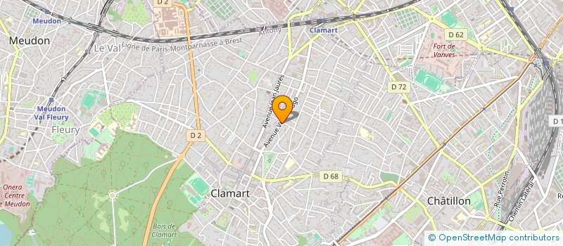 localisation de l'entreprise S.P.I.C. à CLAMART
