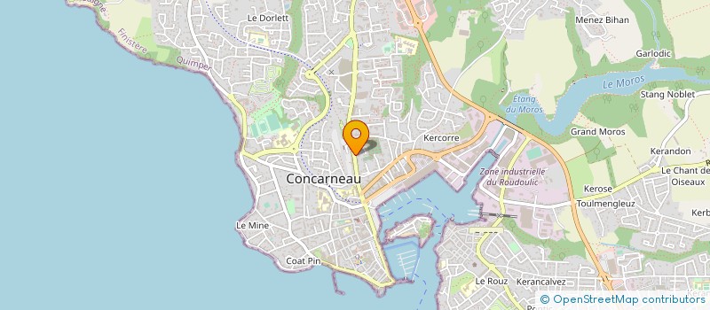 localisation de l'entreprise S.P.I.M à CONCARNEAU
