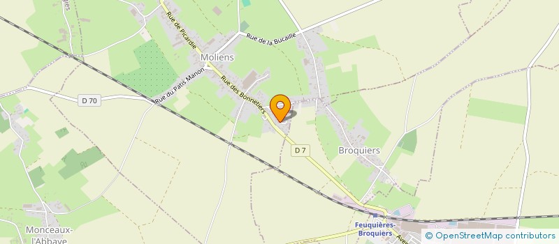 localisation de l'entreprise S.P.I.O. - SOCIETE DE PLACEMENT ET D'INVESTISSEMENT DE L'OISE  MOLIENS