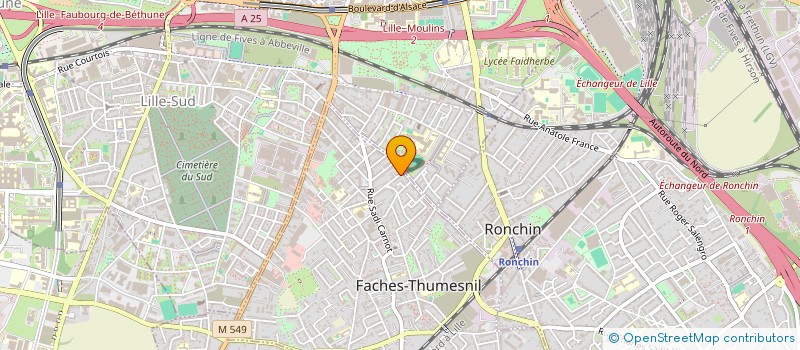 localisation de l'entreprise S&P IMMO  FACHES-THUMESNIL