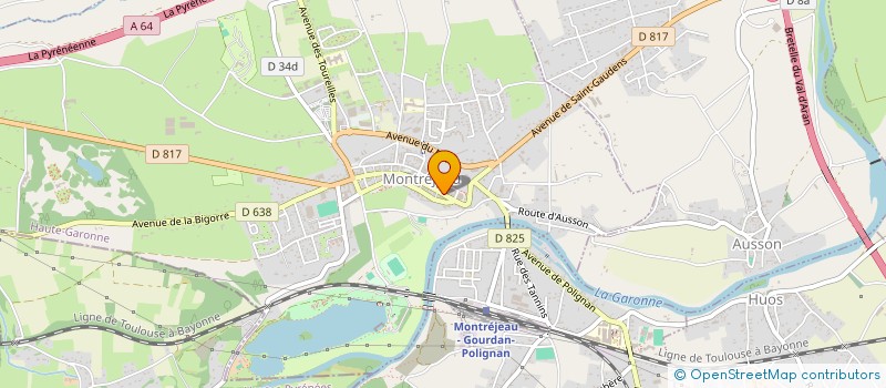 localisation de l'entreprise S.P IMMO  MONTREJEAU