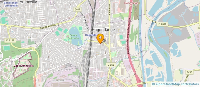 localisation de l'entreprise S. P. IMMOBILIER  MARS-LA-TOUR