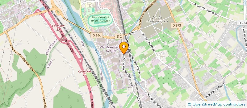 localisation de l'entreprise S P L à CAVAILLON