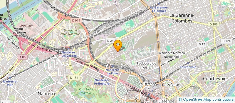 localisation de l'entreprise S.P.L.O  NANTERRE