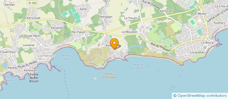 localisation de l'entreprise S.P.L.T.  LARMOR-PLAGE