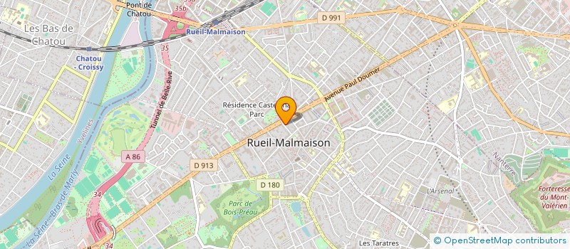 localisation de l'entreprise S P M I à RUEIL-MALMAISON
