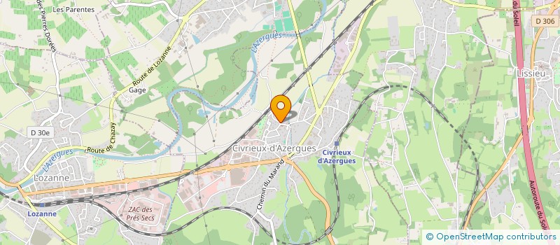 localisation de l'entreprise S&P MAKER  LISSIEU