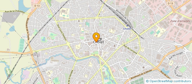 localisation de l'entreprise S.P.P. à CHOLET