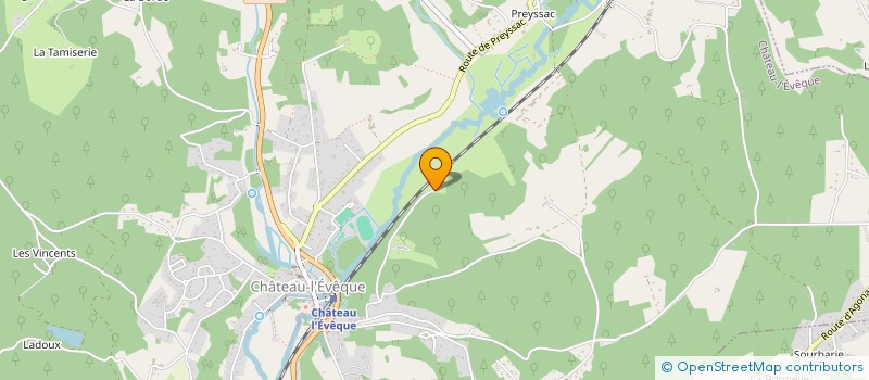 localisation de l'entreprise S.P.P.E.  CHATEAU L'EVEQUE