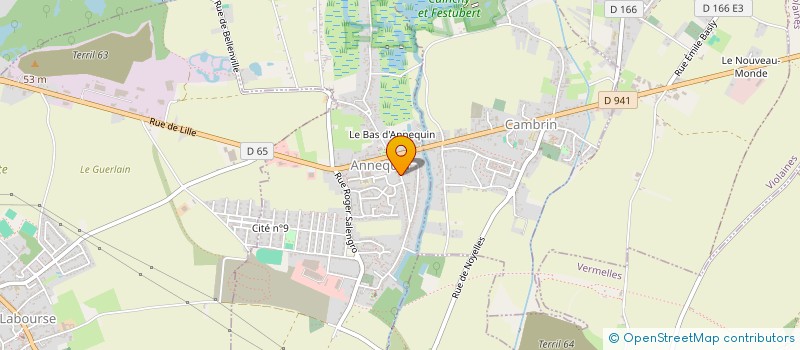 localisation de l'entreprise S P P F à ANNEQUIN