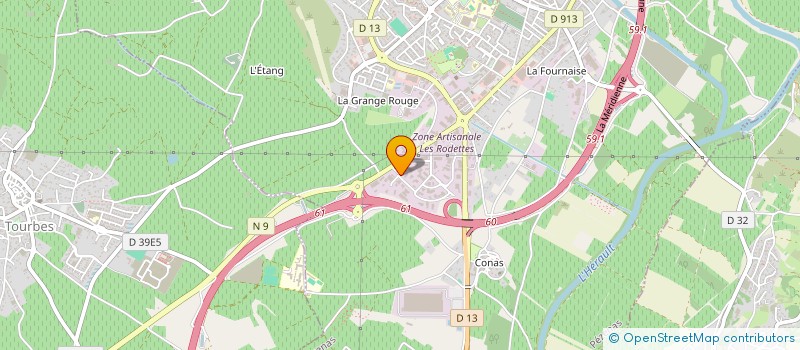 localisation de l'entreprise S.P.P.PISCENOIS à PEZENAS
