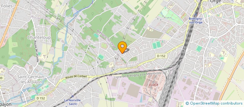 localisation de l'entreprise S P PUB à BRETIGNY-SUR-ORGE