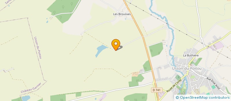 localisation de l'entreprise S.P.Q.R.  USSON-DU-POITOU