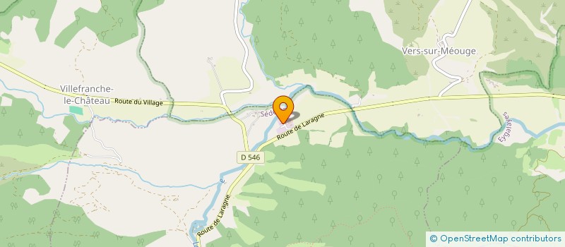 localisation de l'entreprise S.P.Q.R  SEDERON