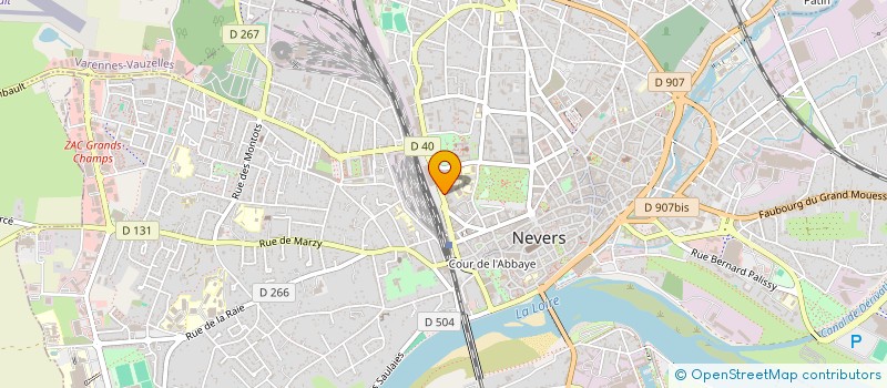 localisation de l'entreprise S.P.R. EVENEMENTIEL à NEVERS