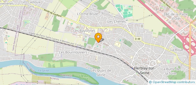 localisation de l'entreprise S.P.R.F  HERBLAY-SUR-SEINE