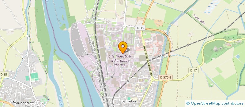 localisation de l'entreprise S.P.S  ARLES