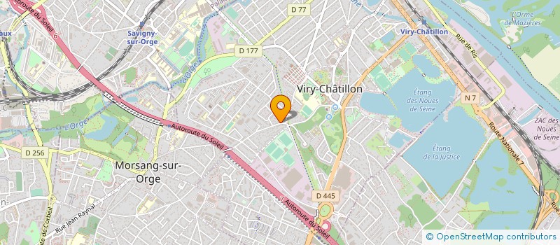 localisation de l'entreprise S.P.S. à VIRY-CHATILLON