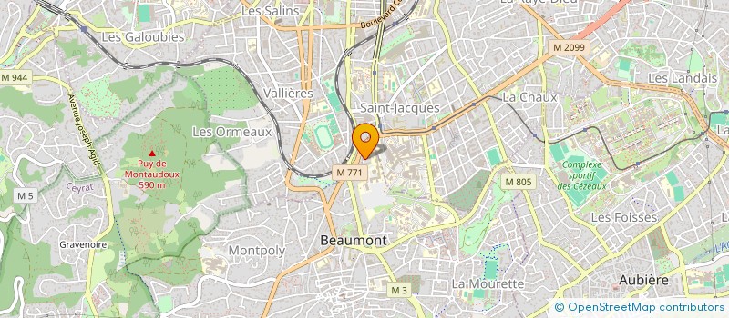 localisation de l'entreprise S P S  BEAUMONT