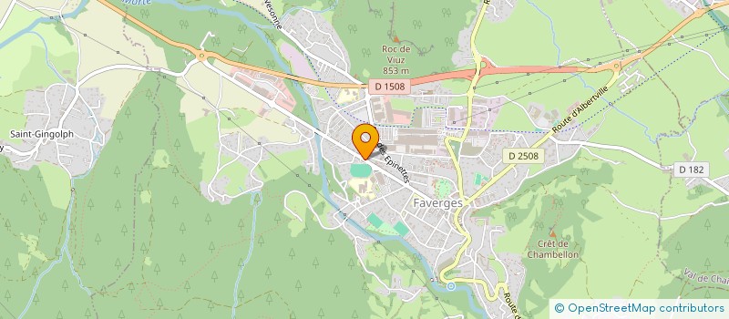 localisation de l'entreprise S.P.S.C   SOCIETE DE PRESTATIONS DE SERVICES DU CENTRE  VAL DE CHAISE