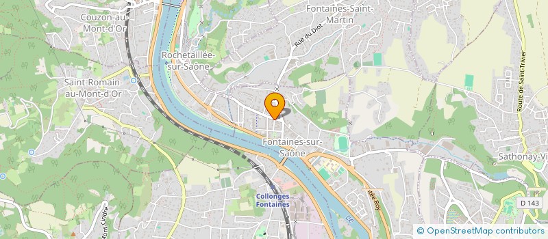 localisation de l'entreprise S P S COIFFURE à FONTAINES-SUR-SAONE