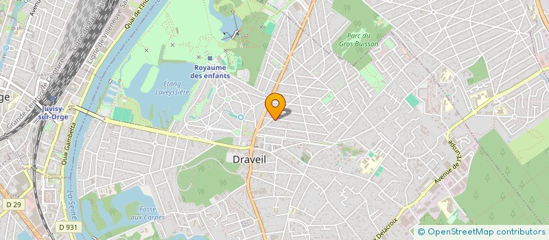 localisation de l'entreprise S P SERVICE à DRAVEIL