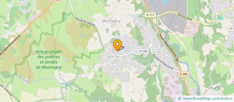 localisation de l'entreprise S P SERVICES  MONTAGNY