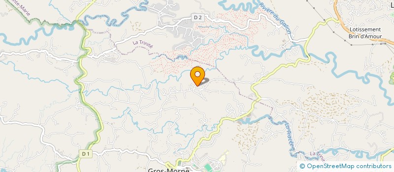 localisation de l'entreprise S.P.V.  GROS-MORNE