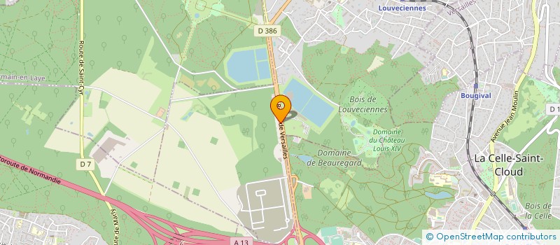 localisation de l'entreprise S.P.V.D  LOUVECIENNES