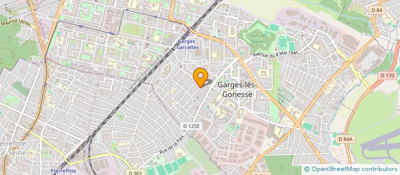 localisation de l'entreprise S.P. VTC  GARGES-LES-GONESSE