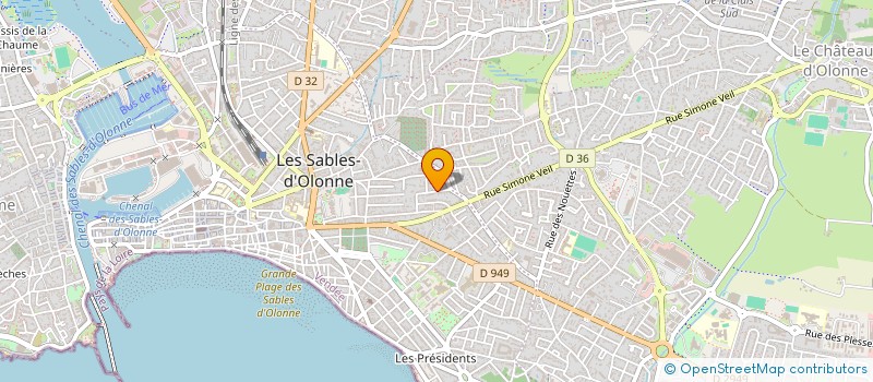 localisation de l'entreprise S/P85 à LES SABLES D'OLONNE