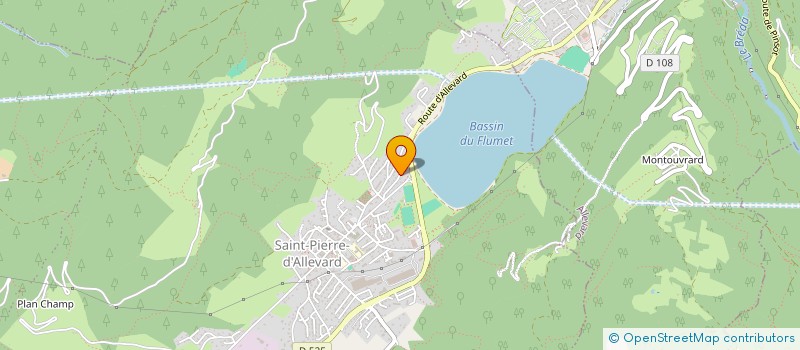 localisation de l'entreprise S'PAC  CRETS EN BELLEDONNE