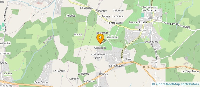 localisation de l'entreprise S.PACE  TRESSES