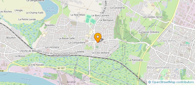 localisation de l'entreprise S-PACE COIFFURE à COUERON
