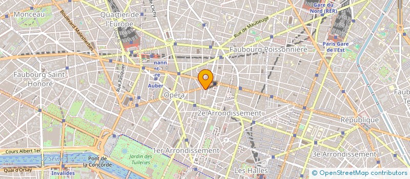 localisation de l'entreprise S'PACE INVEST SARL à PARIS