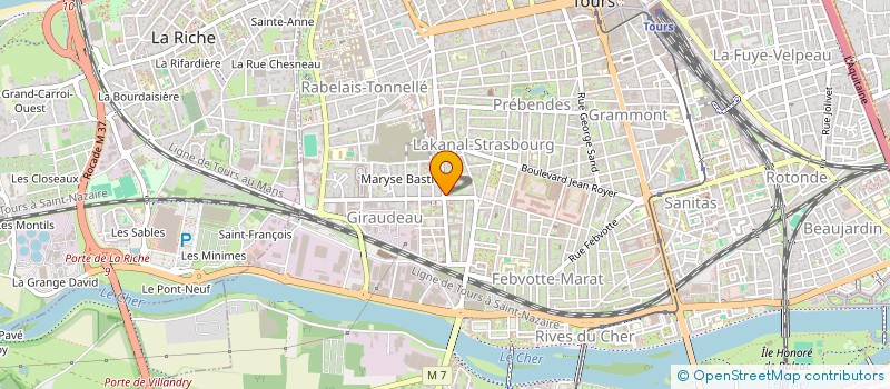 localisation de l'entreprise S'PACE PIZ  TOURS