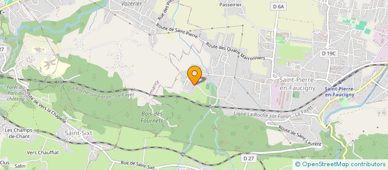 localisation de l'entreprise S'PACE TEMPS  SAINT-PIERRE-EN-FAUCIGNY