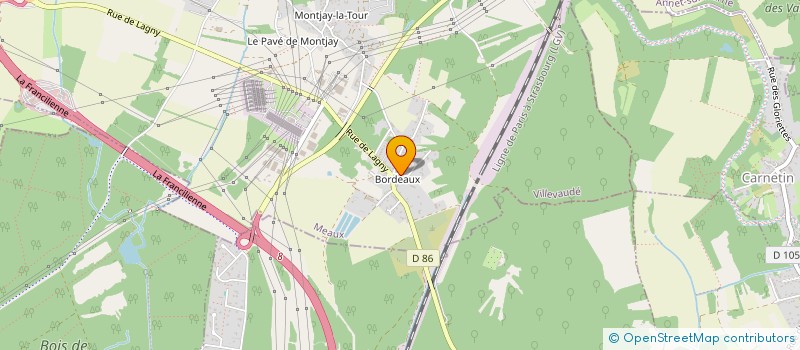 localisation de l'entreprise S - PASS BOXES à VILLEVAUDE