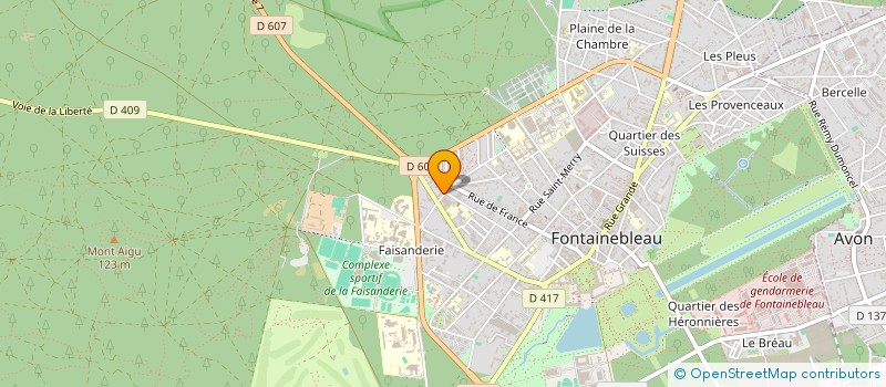 localisation de l'entreprise S'PASSIONS  FONTAINEBLEAU