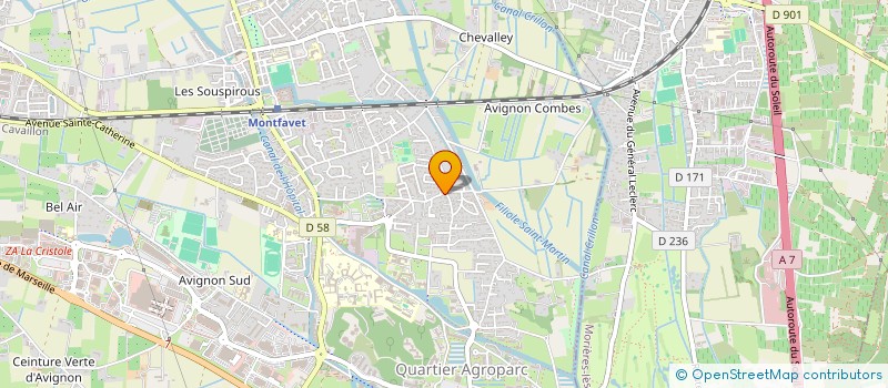 localisation de l'entreprise S.PAVLO TRANSPORTS à AVIGNON