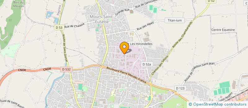localisation de l'entreprise S PICCA TP à MOURS-SAINT-EUSEBE