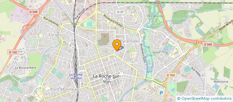 localisation de l'entreprise S'POART ASSO à LA ROCHE-SUR-YON