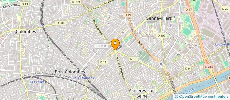 localisation de l'entreprise S.PRESSING à ASNIERES-SUR-SEINE